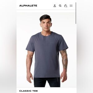 Mens Alphalete Classic Tee Cobalt *Sold Out